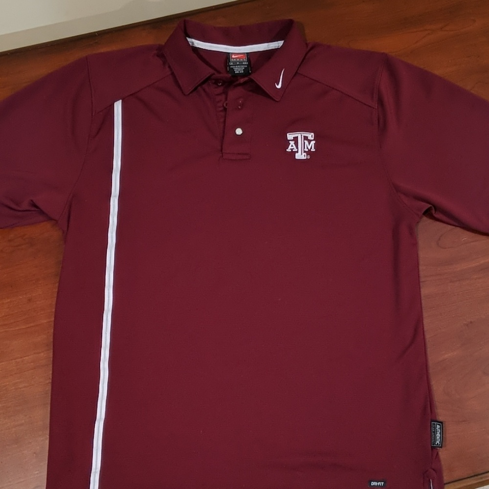 Nike Dri-Fit Texas A&M polo shirt